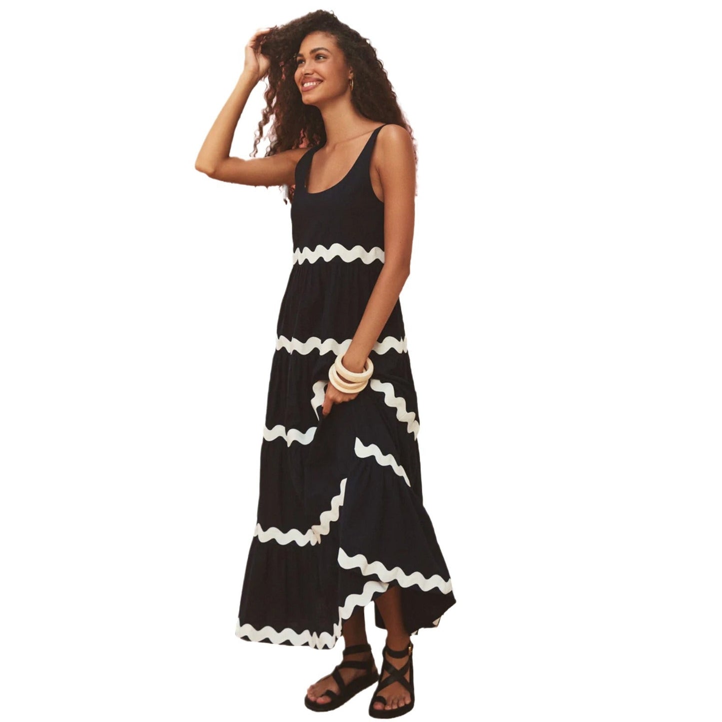 EP | col simple en forme de U tube ondulé robes solides