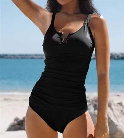 ND | Tankini imprimé avec décolleté en V