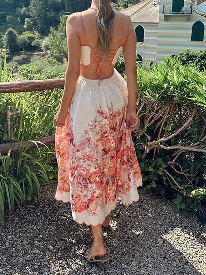 EP | Robe Isabella florale et élégante avec encolure ras du cou