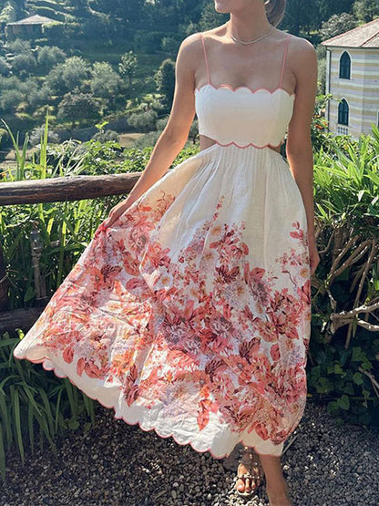 EP | Robe Isabella florale et élégante avec encolure ras du cou