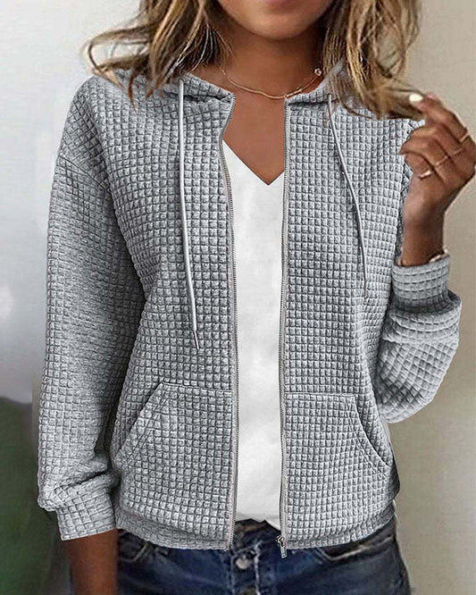 ND | Veste structurée avec fermeture éclair