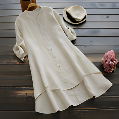 EP | Robe d'été en coton et lin grande taille