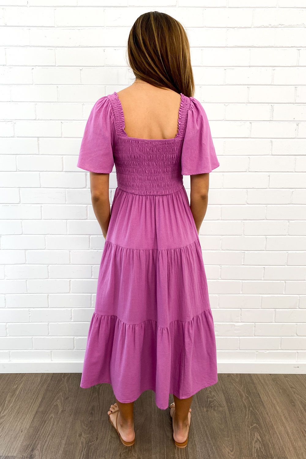 EP | Robe midi féminine off-shoulder