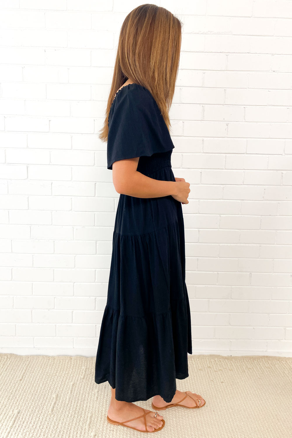 EP | Robe midi féminine off-shoulder