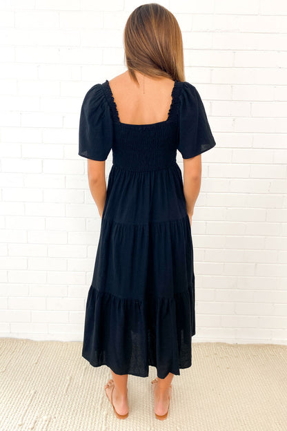 EP | Robe midi féminine off-shoulder