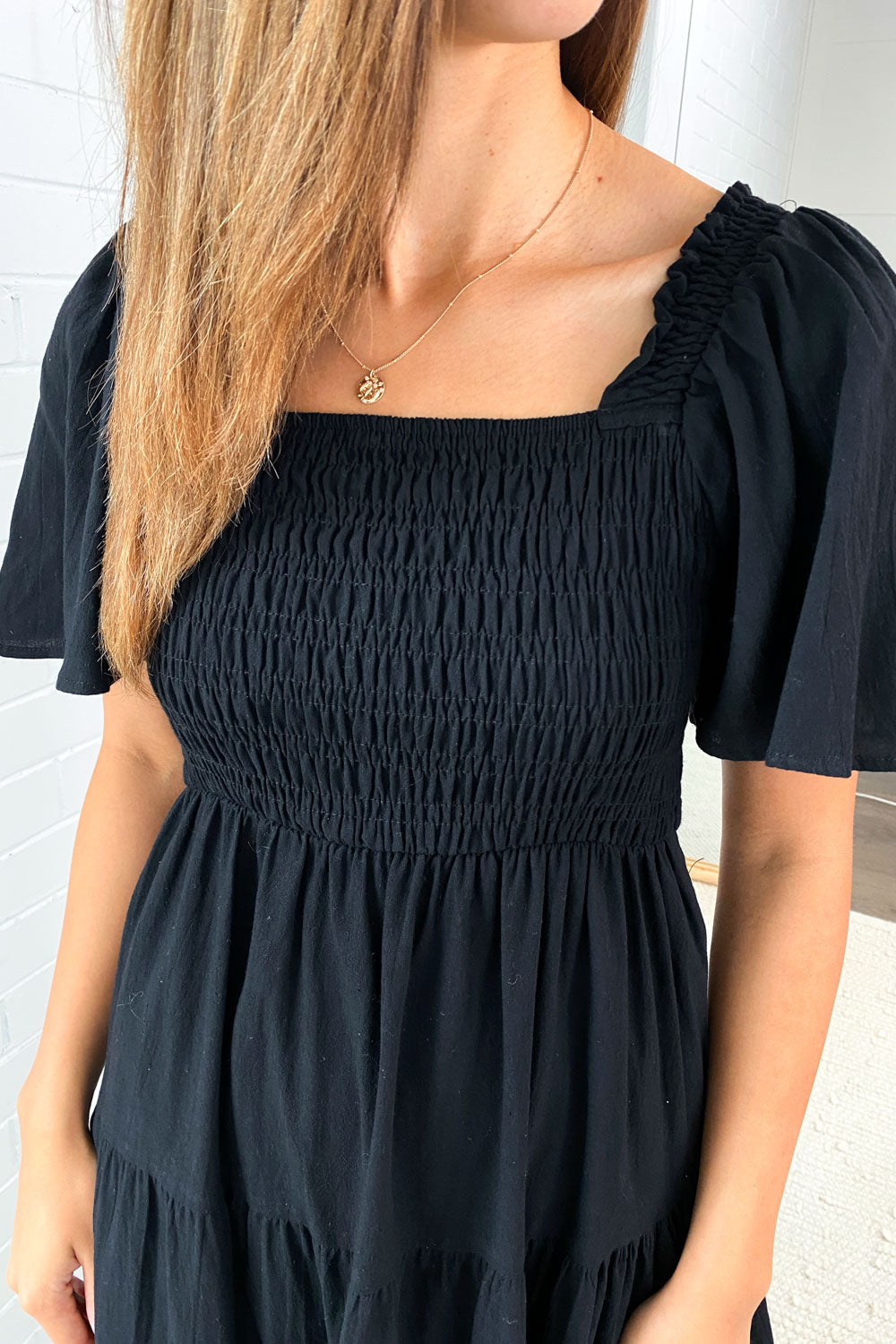 EP | Robe midi féminine off-shoulder