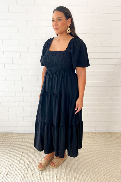 EP | Robe midi féminine off-shoulder
