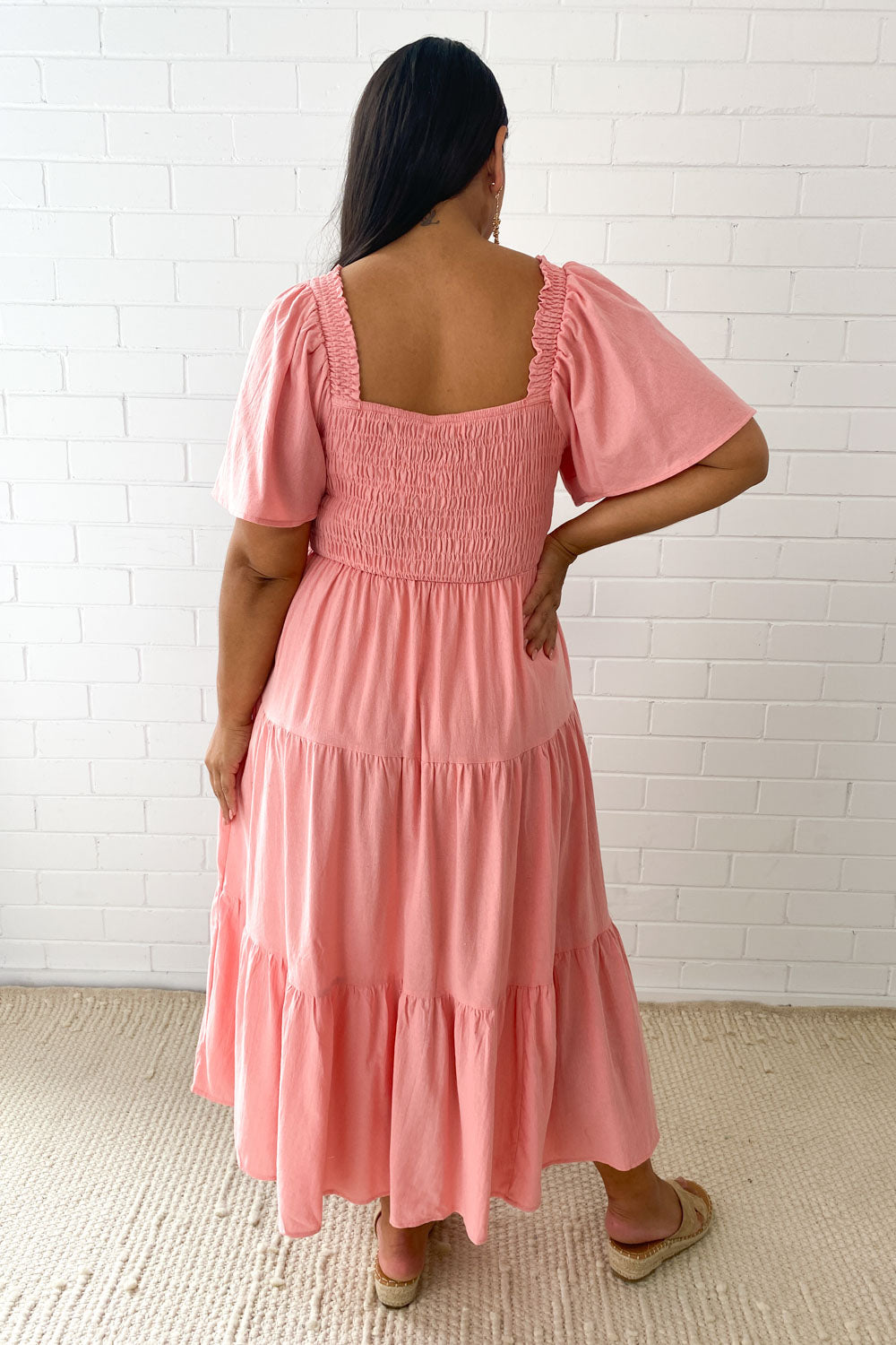 EP | Robe midi féminine off-shoulder
