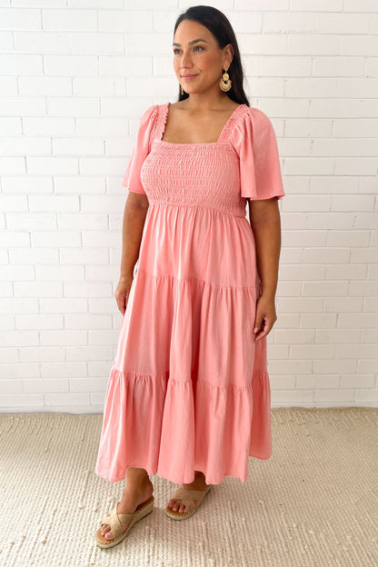 EP | Robe midi féminine off-shoulder