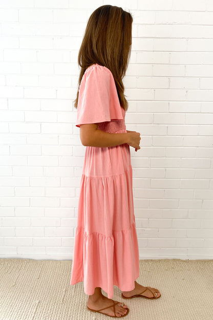 EP | Robe midi féminine off-shoulder