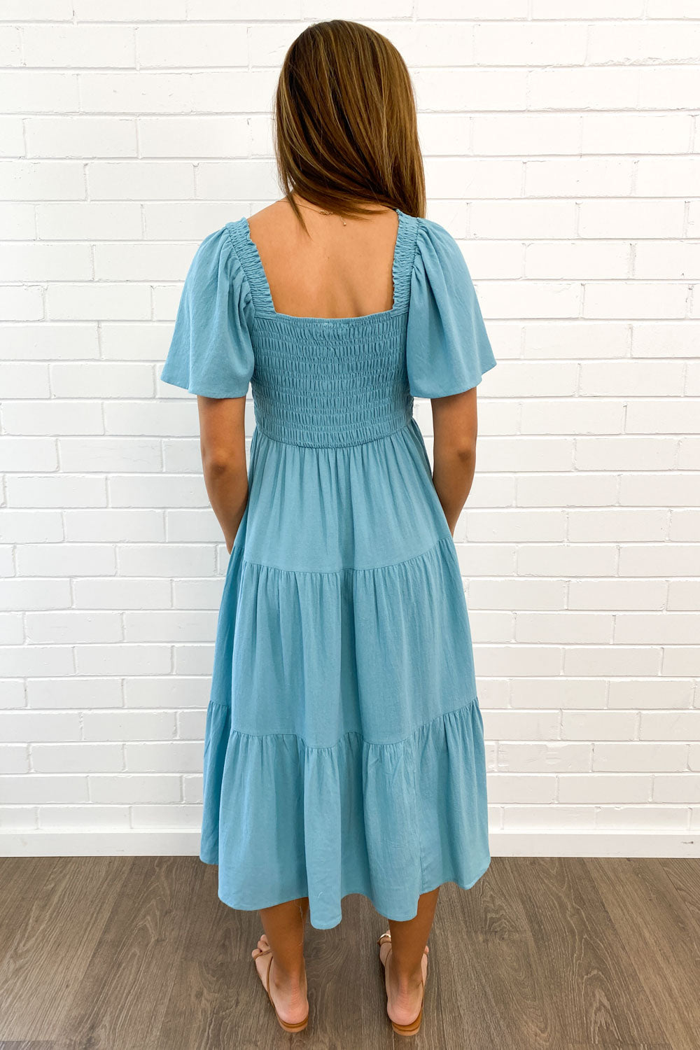 EP | Robe midi féminine off-shoulder