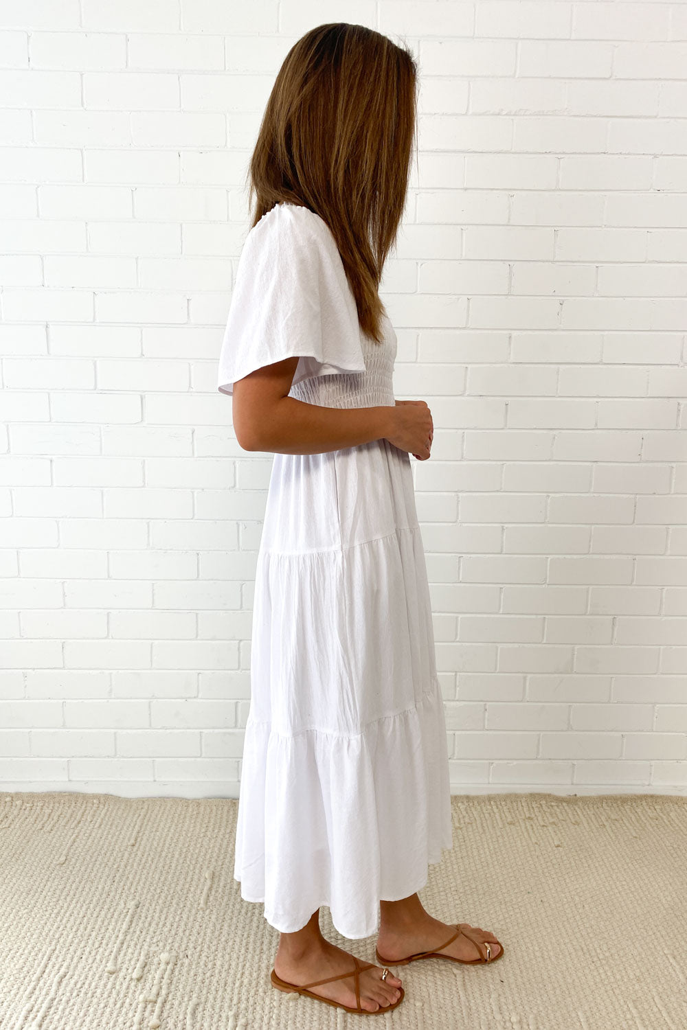 EP | Robe midi féminine off-shoulder