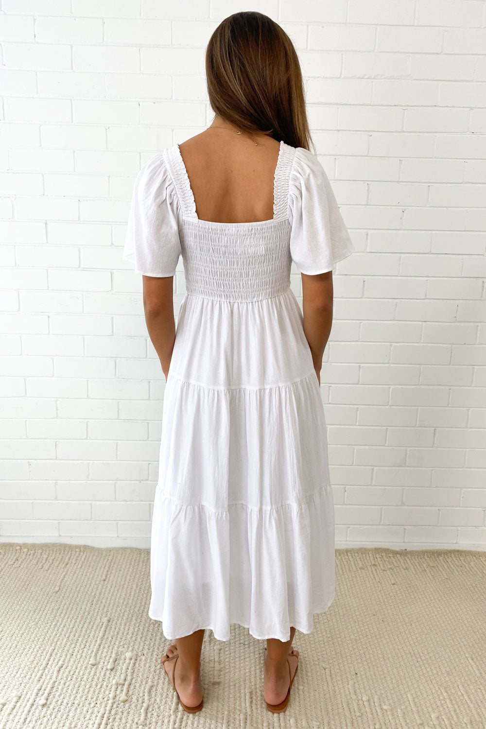 EP | Robe midi féminine off-shoulder