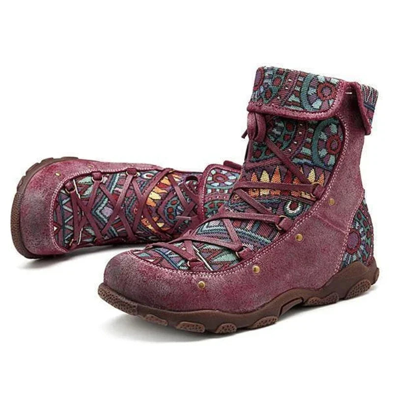 ND | Bottes à lacets boho