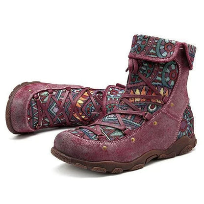 ND | Bottes à lacets boho