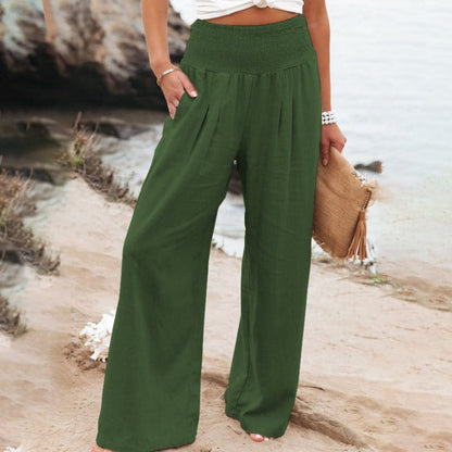 ND | Pantalon à jambe large et taille haute