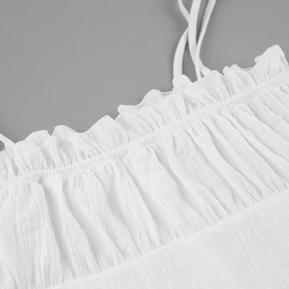 EP | Robe d'été blanche à lacets