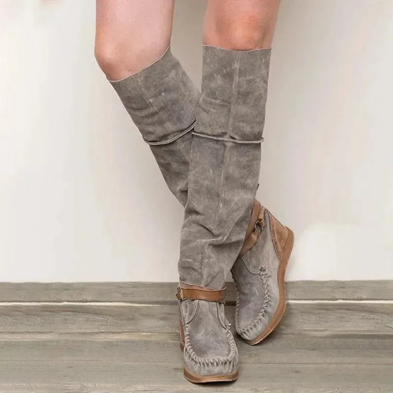 ND | Bottes de mocassin au genou d'inspiration boho