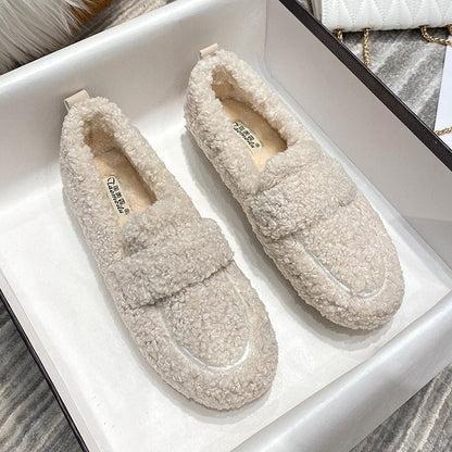 EP Chaussures de pantoufles en peluche