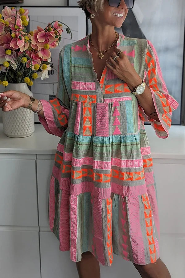EP | Robe midi boho vibrante