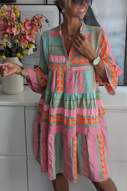 EP | Robe midi boho vibrante