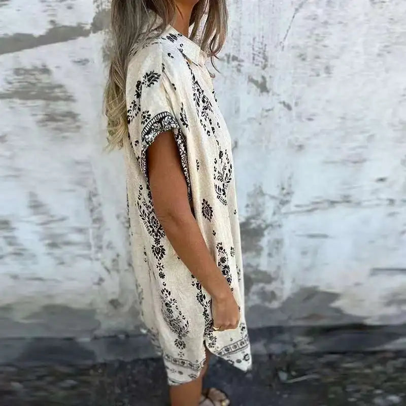 EP | Robe midi avec poches boutonnées