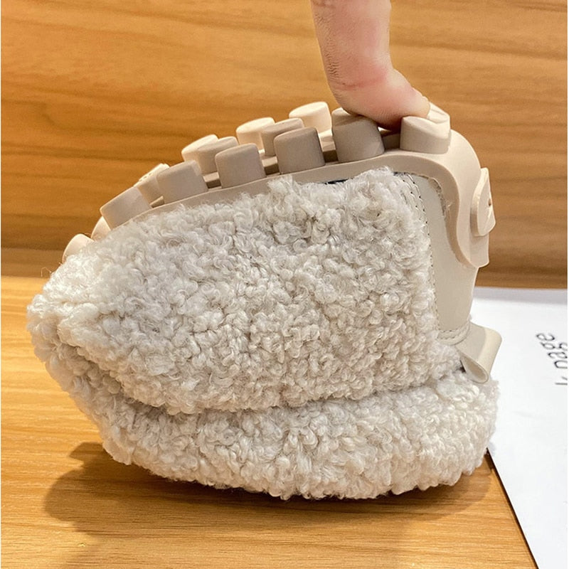 EP Chaussures de pantoufles en peluche