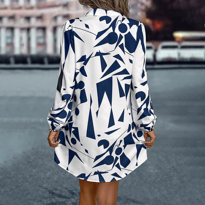 EP | Robe t-shirt avec impression abstraite