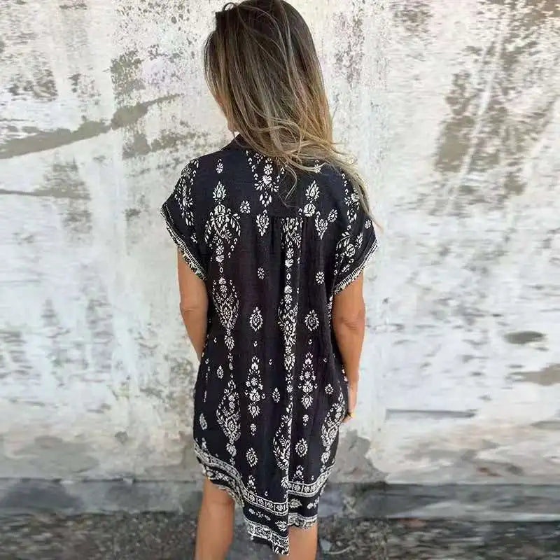 EP | Robe midi avec poches boutonnées