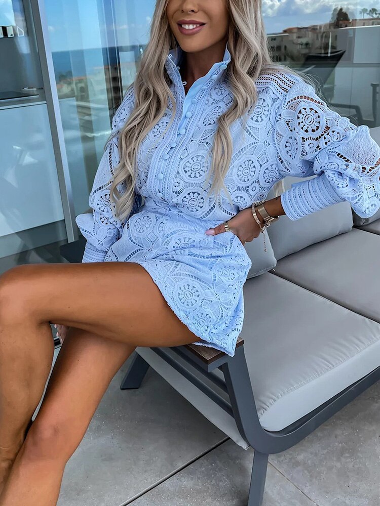 EP | Robe barboteuse en dentelle