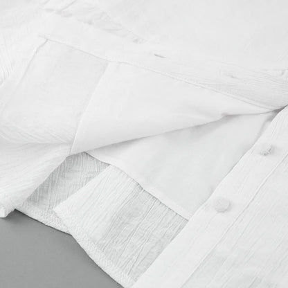 EP | Robe d'été blanche à lacets
