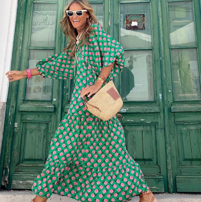 EP | Robe midi élégante avec motif floral pour un style sans effort