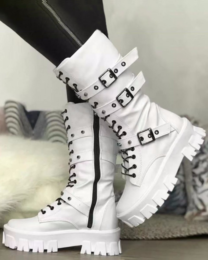 EP | Bottes avec fermeture éclair et boucles