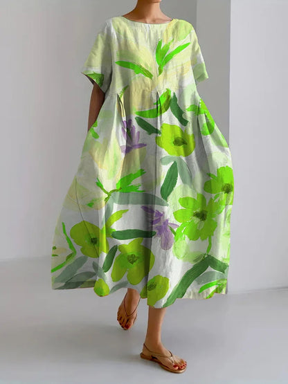 EP | Robe décontractée pour femme avec imprimé floral