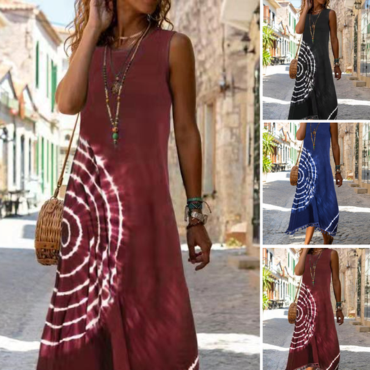 EP | Robe midi sans manches décontractée et élégante pour l'été