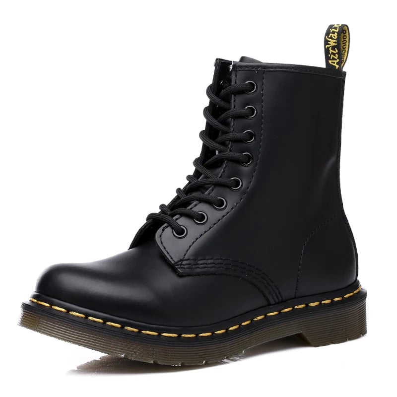 EP | Bottes en cuir à semelles épaisses