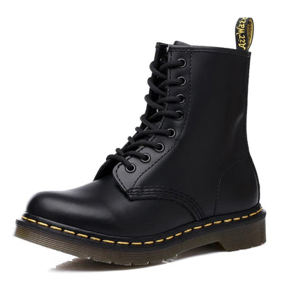 EP | Bottes en cuir à semelles épaisses