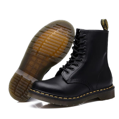 EP | Bottes en cuir à semelles épaisses