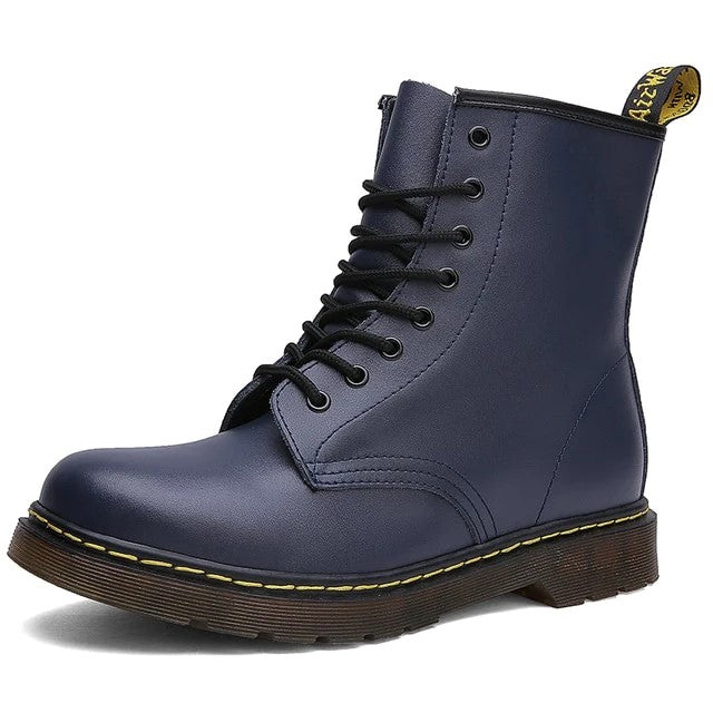EP | Bottes en cuir à semelles épaisses