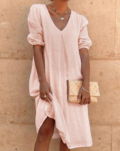 EP | Robes boho vintage à manches 3/4