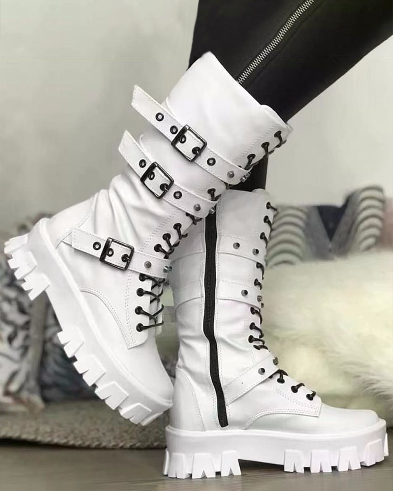 EP | Bottes avec fermeture éclair et boucles