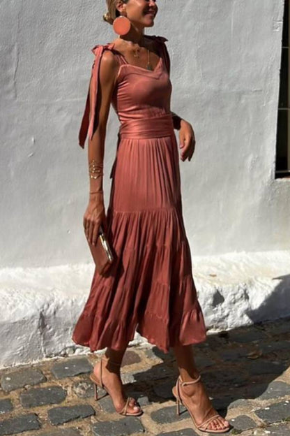 EP | Robe midi en carreaux Rocio