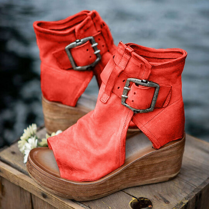 ND | Sandales compensées Boho