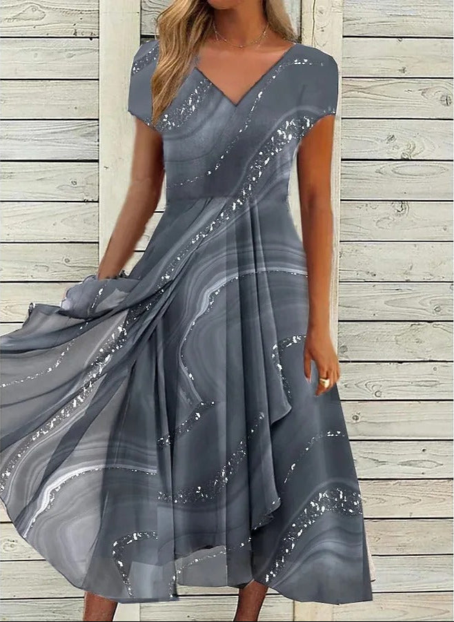EP | Robe midi col V