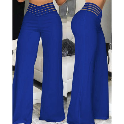 EP | Pantalon de frappe en élasthanne avec ceinture croisée