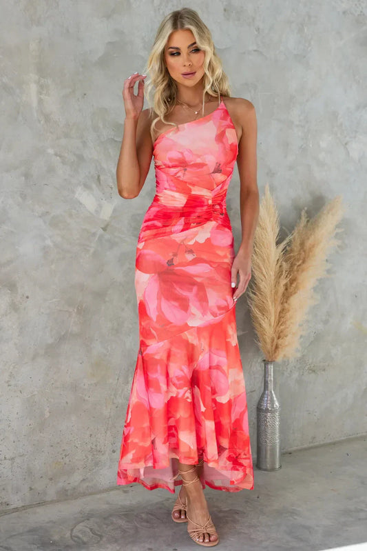 EP | Robe midi élégante à fleurs pour temps chaud