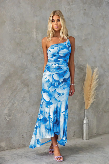 EP | Robe midi élégante à fleurs pour temps chaud