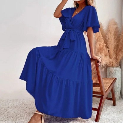 EP | Robe boho à manches papillon et maxi robe à volants
