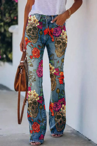 ND | Faux pantalon à pattes d'élévation imprimé