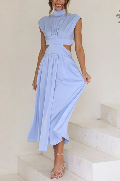 EP | Robe midi avec découpe et poches